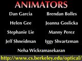 (1996 Siggraph Electronic Theatre OPTICAL Visualization Scene 36 called Credits2)