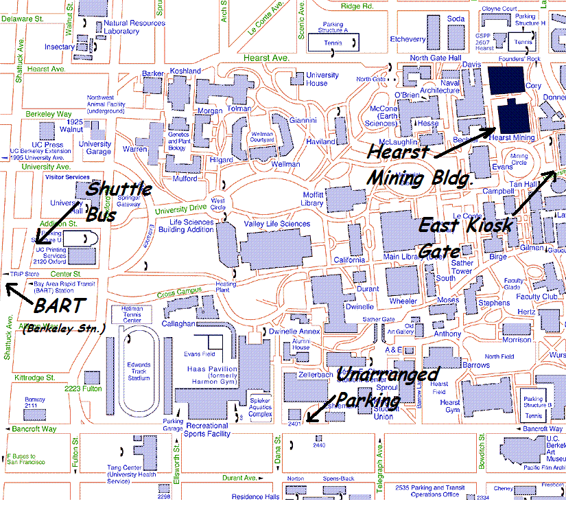 UC Berkeley Map