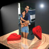 (Raytraced picture of Tao Ye and Dan Garcia)