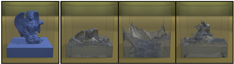 Tetrahedral meshes used in the computational model: a) mesh for the EM