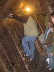 Mystery Spot Brian on wall