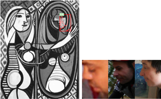 object detection in a Picasso image